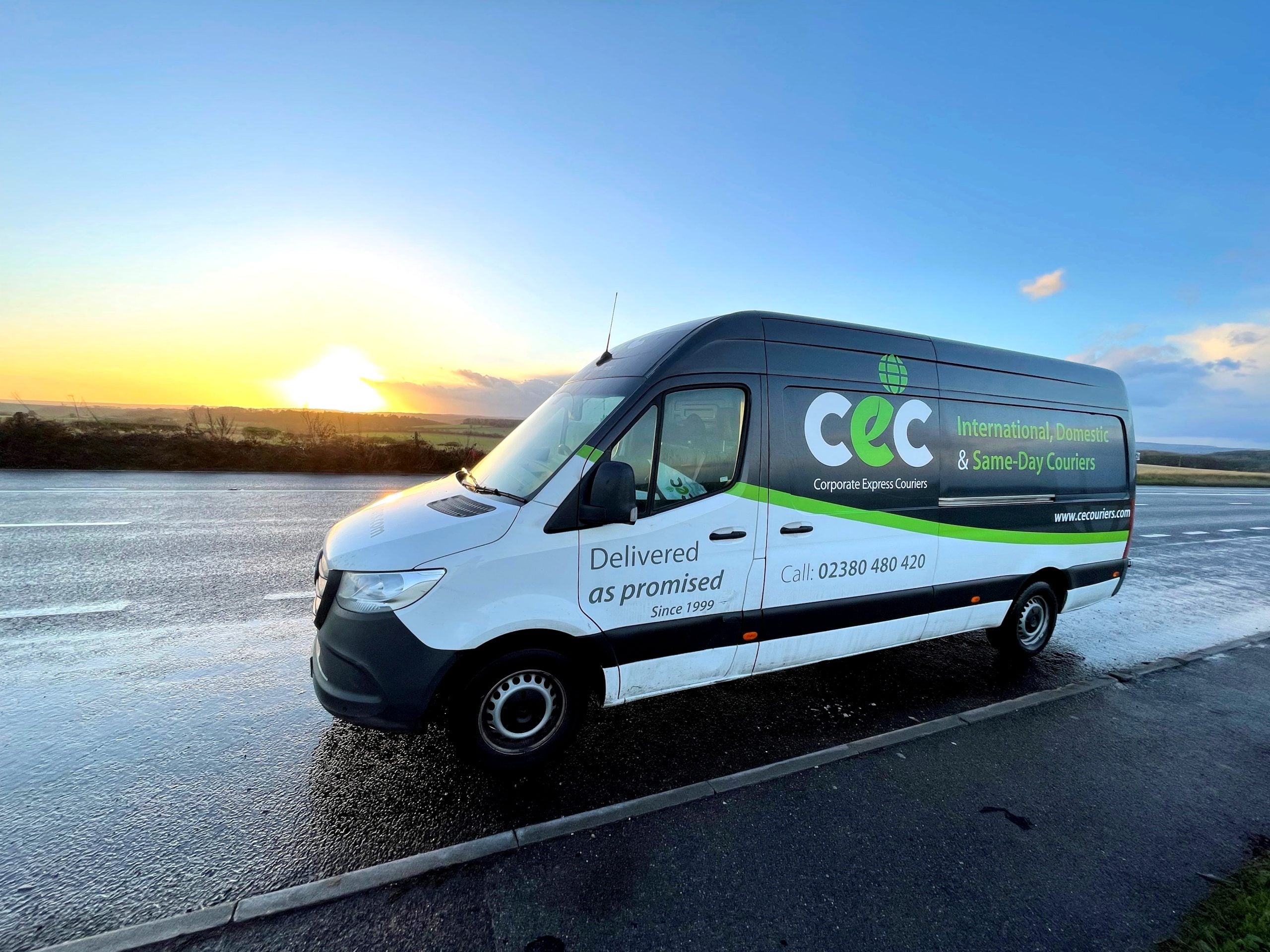 CEC courier van