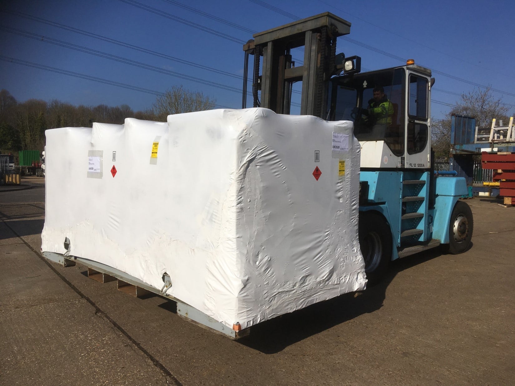 Forklift loading